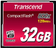 Карта памяти Transcend 800x CompactFlash Premium 32GB (TS32GCF800) - 