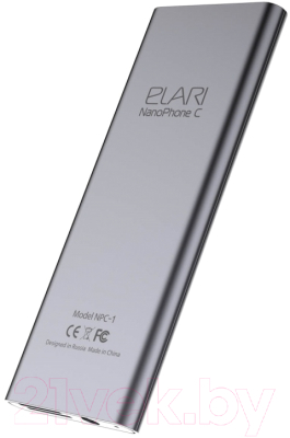 Мобильный телефон Elari NanoPhone C / NPC-1 (серый)