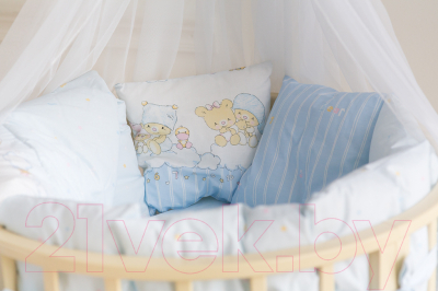 Комплект постельный для малышей Баю-Бай Мечта / К91-М4 (голубой)