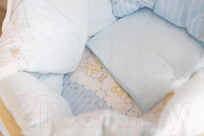 Комплект постельный для малышей Баю-Бай Мечта / К91-М4 (голубой)