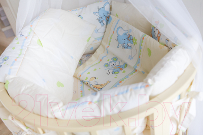 Комплект постельный для малышей Баю-Бай Улыбка К91-У2 (бежевый)