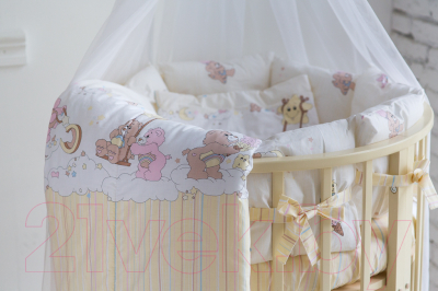 Комплект постельный для малышей Баю-Бай Забава / К91-З2 (бежевый)