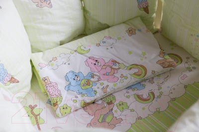 Комплект постельный для малышей Баю-Бай Забава / К91-З3 (зеленый)