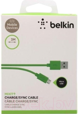 Кабель Belkin F2CU012bt2M-GRN (зеленый)