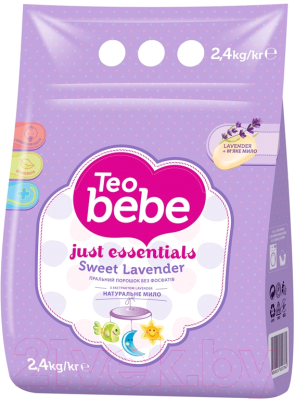 Стиральный порошок Teo Bebe Sweet Lavender для детских вещей (2.4кг)