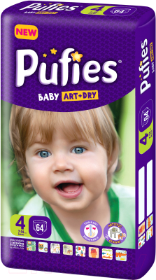 Подгузники детские Pufies Baby Art&Dry 4 Maxi (64шт)
