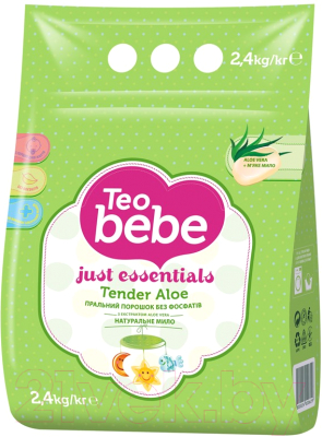 Стиральный порошок Teo Bebe Tender Aloe для детских вещей (2.4кг)