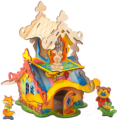 Кукольный домик Woody Терем-Теремок / 00150