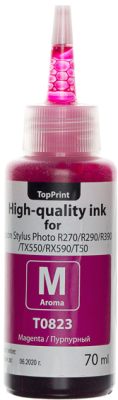 Контейнер с чернилами TopPrint T0823 Aroma Magenta (70мл)