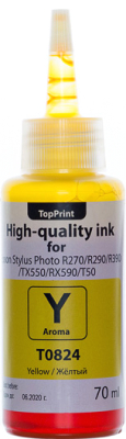 Контейнер с чернилами TopPrint T0824 Aroma Yellow (70мл)