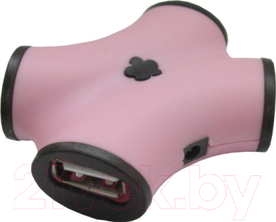 USB-хаб CBR CH-100 (розовый)