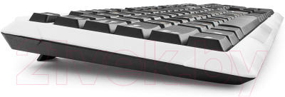 Клавиатура Гарнизон GK-110L (черный/белый)