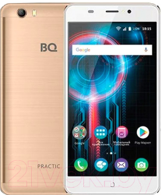 Смартфон BQ Practic BQ-5525 (шлифованное золото)