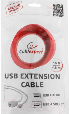 Удлинитель кабеля Cablexpert UAE016 (4.8м)