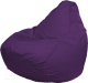 Бескаркасное кресло Flagman Груша Медиум Г1.2-12 (фиолетовый) - 