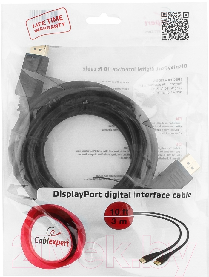 Кабель Cablexpert CC-DP-10 (3м) — фото 4
