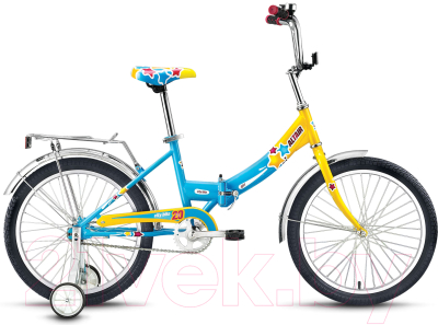 Детский велосипед Forward Altair City Girl 20 Compact 2017 / RBKT74F01003 (желтый/синий)