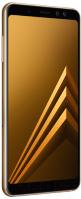 Смартфон Samsung Galaxy A8 (2018) / SM-A530FZDDSER (золото)