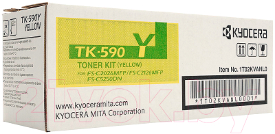 Тонер-картридж Kyocera Mita TK-590Y