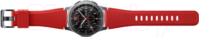 Ремешок для умных часов Samsung Gear S3 / ET-YSU76MREGRU (оранжево-красный)
