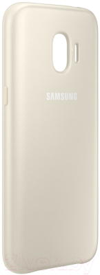 Чехол-накладка Samsung Dual Layer Cover для J2 / EF-PJ250CFEGRU (золото)