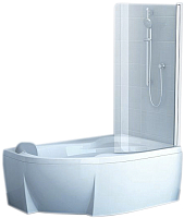Стеклянная шторка для ванны Ravak Rosa CVSK1 140/150 R (7QRM0C00Y1) - 