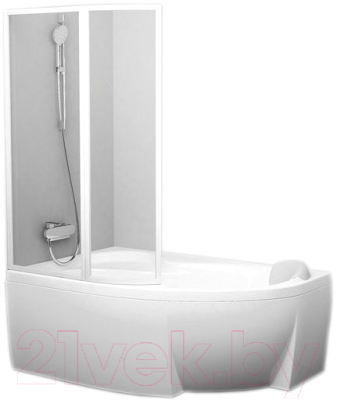Стеклянная шторка для ванны Ravak Rosa VSK2 170 R (76PB0100Z1)
