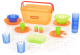 Набор пластиковой посуды Полесье №3 / 52124 (55пр) - 
