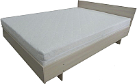 Полуторная кровать Барро КР-017.11.02-22 140x195 (дуб молочный) - 