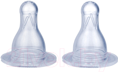 Изображение товара Набор сосок Canpol Для каши силиконовая круглая / 18/118 (2шт)