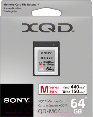 Карта памяти Sony XQD M Series 64GB (QDM64)