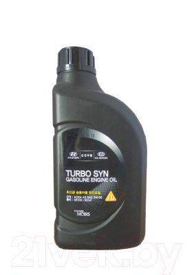 Моторное масло Hyundai/KIA Mega Turbo Syn Gasoline 0W30 / 0510000171 (1л)