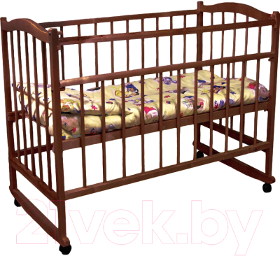 Детская кроватка Фея 204 (палисандр)