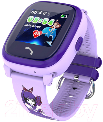 Умные часы детские Wonlex GW400S (фиолетовый)