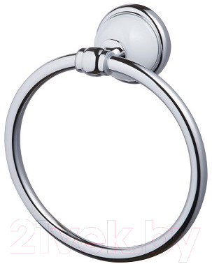 Кольцо для полотенца Bisk 06900 (хром/белый)