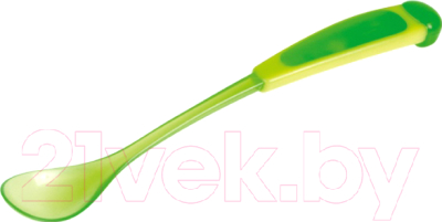 Ложка для кормления Canpol С длинной ручкой 5+ / 56/582 (зеленый)