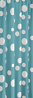Шторка-занавеска для ванны Sealskin PCV Bubbles Aqua 210821330 (180x200, голубой) - 