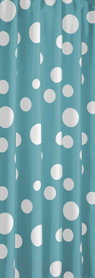 Шторка-занавеска для ванны Sealskin PCV Bubbles Aqua 210821330 (180x200, голубой)