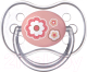 Пустышка Canpol Newborn Baby силиконовая круглая 0-6мес / 22/562 (розовый) - 