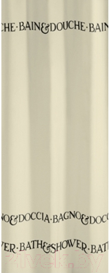 Шторка-занавеска для ванны Sealskin TXT Bath&Shower 232231365 (180x200, пастель)