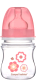Бутылочка для кормления Canpol Newborn Baby с широким горлышком 0+ / 35/216 (120мл, розовый) - 