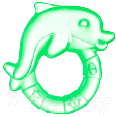 Прорезыватель для зубов Canpol Дельфин / 2/221 (зеленый)