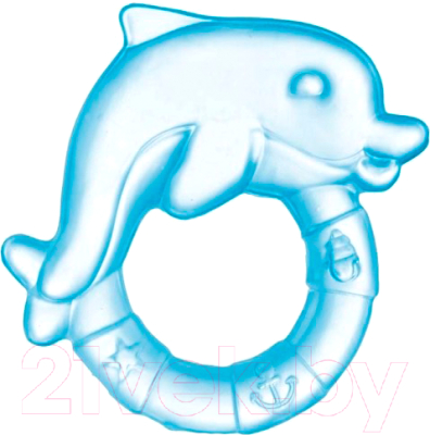 Прорезыватель для зубов Canpol Дельфин / 2/221 (голубой)