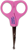 Ножницы для новорожденных Canpol Безопасные / 2/810 (розовый) - 