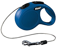 Поводок-рулетка Flexi New Classic Cat FLX163 3м (голубой) - 