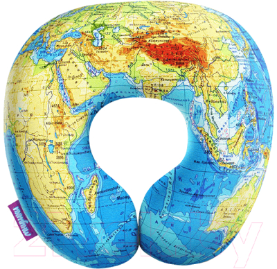 Подушка на шею Мнушки Карта мира / Ап16сен34