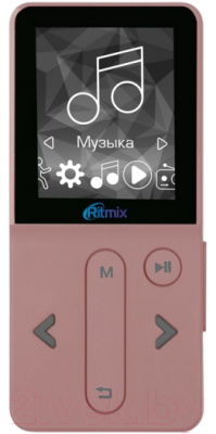 MP3-плеер Ritmix RF-4910 8Gb (розовый)