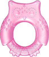 Прорезыватель для зубов Canpol Сова / 74/016 (розовый) - 