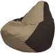 Бескаркасное кресло Flagman Груша Мега Г3.1-93 (темно-бежевый/коричневый) - 