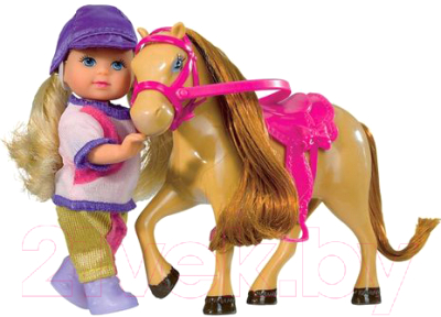 Кукла с аксессуарами Simba Эви и маленькая пони / 105737464